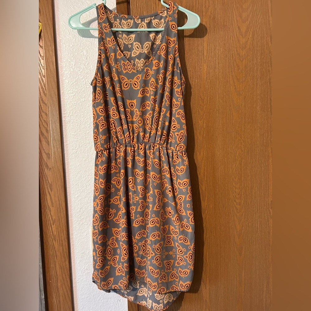Paisley Asymmetrical Dress